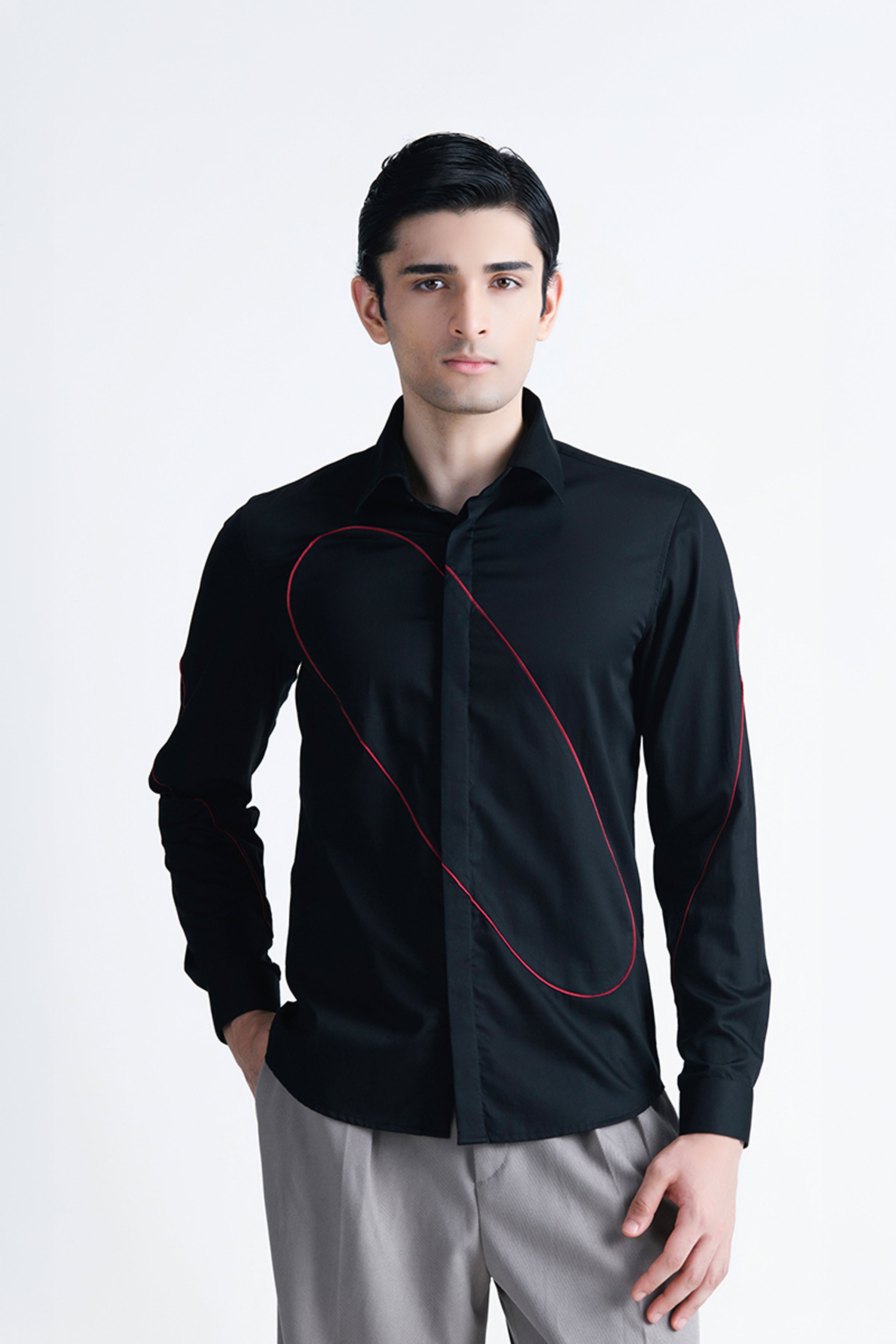 ABKASA SHIRT BLACK