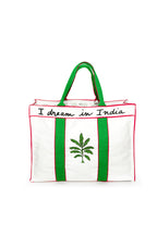 Tote Green Pink