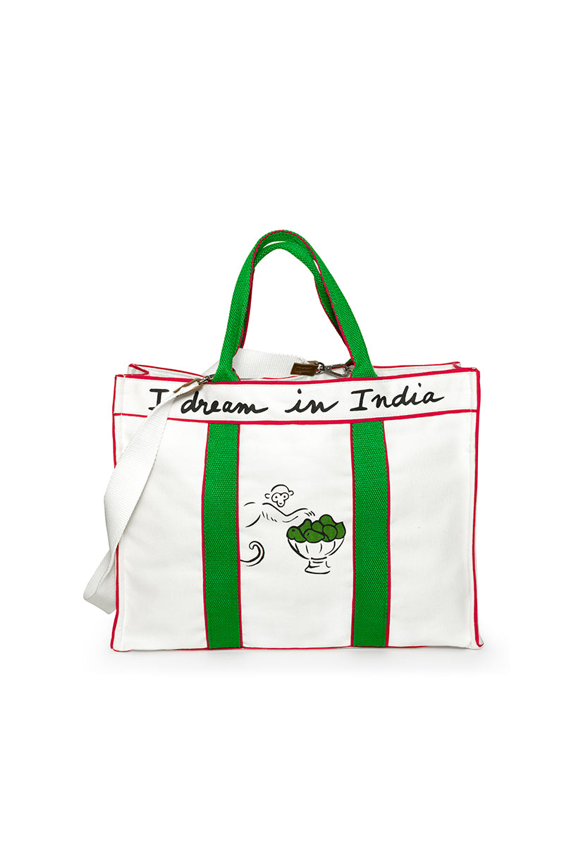 Tote Green Pink