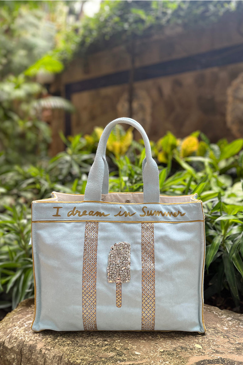 Tote Icy Blue