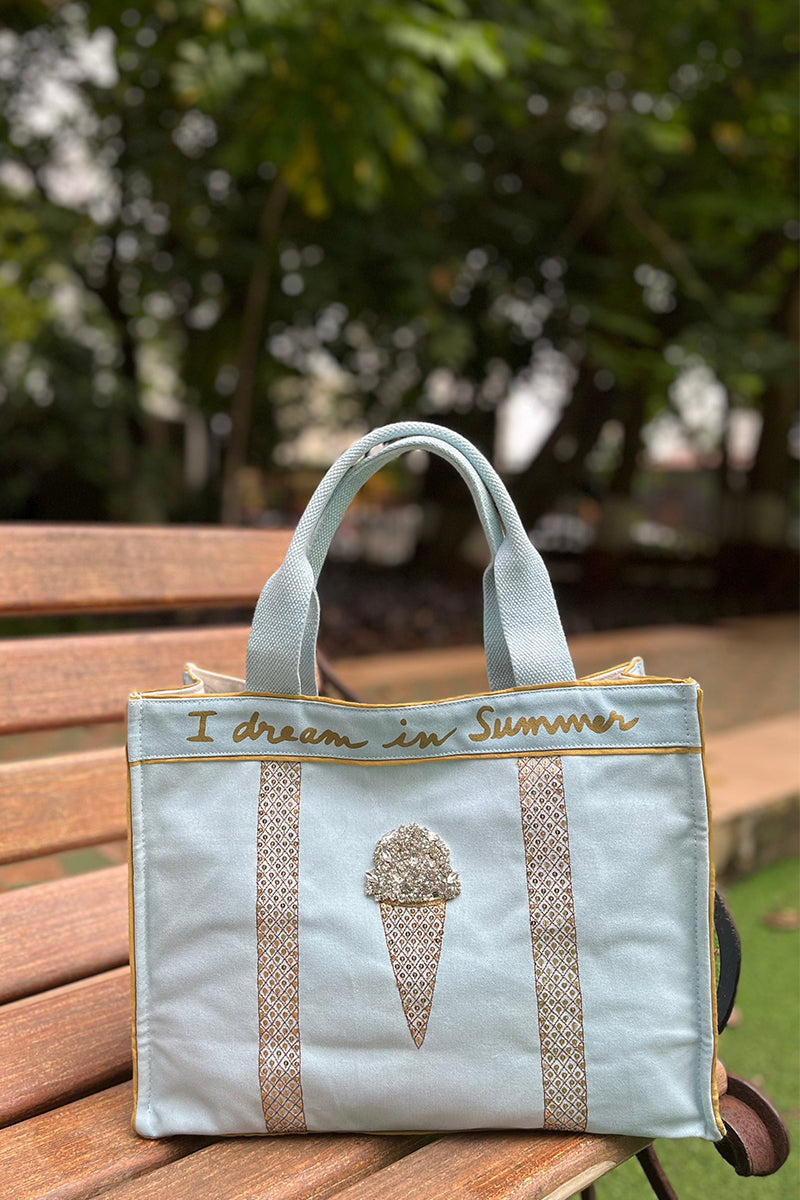 Tote Icy Blue