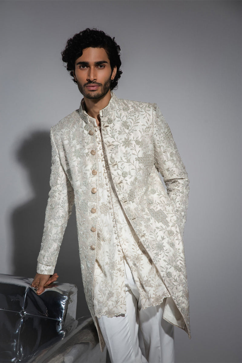 Sherwani Powder Blue