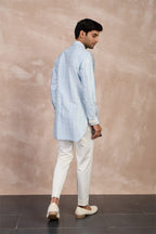 Kurta Ivory Powder Blue