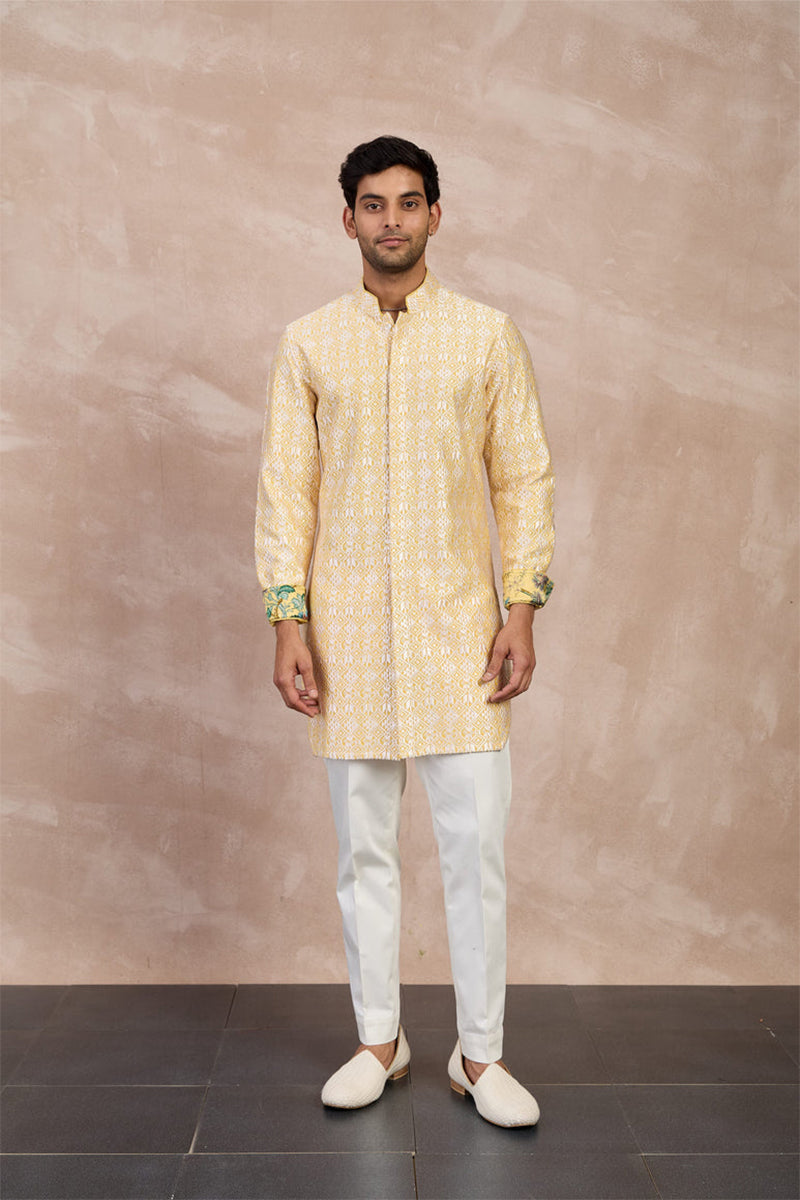 Kurta Mustard Ivory