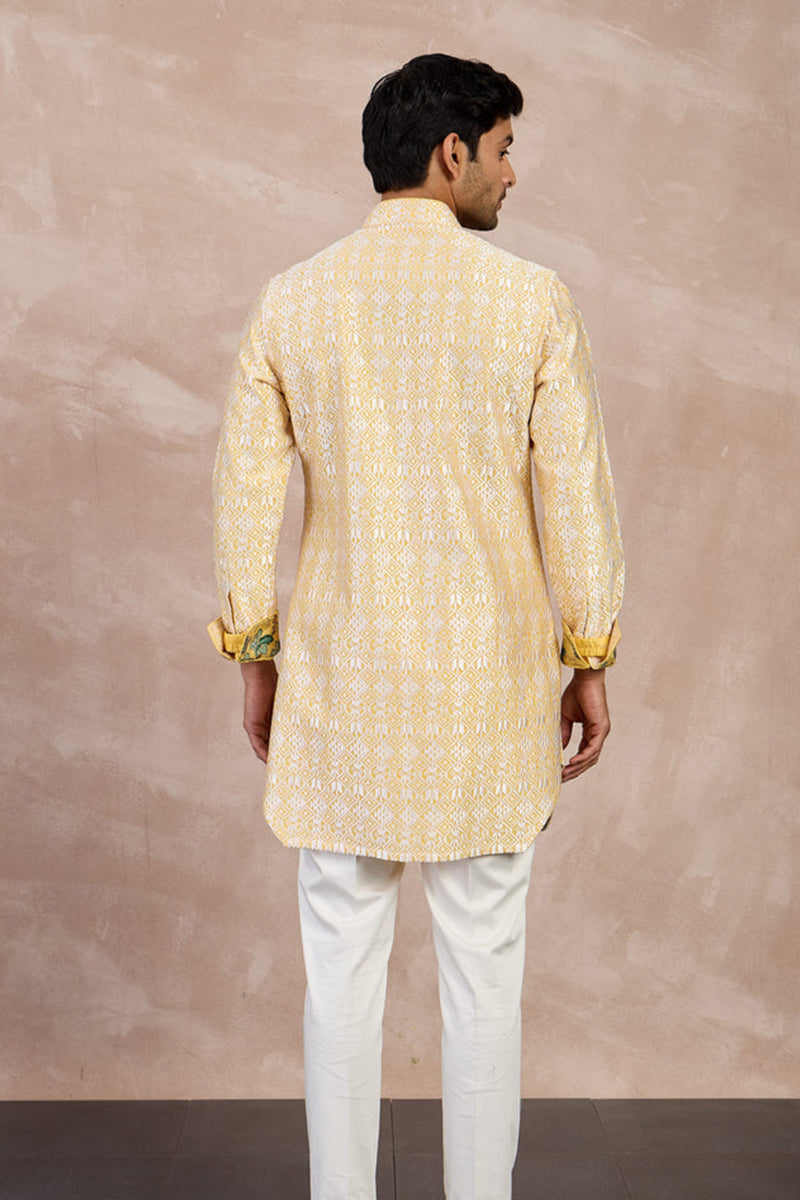 Kurta Mustard Ivory