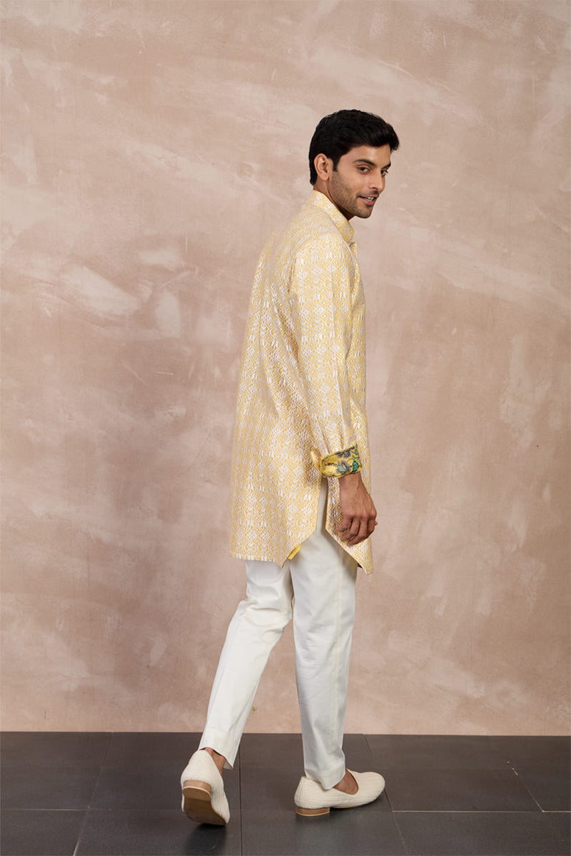 Kurta Mustard Ivory