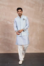 Bundi ivory powder blue