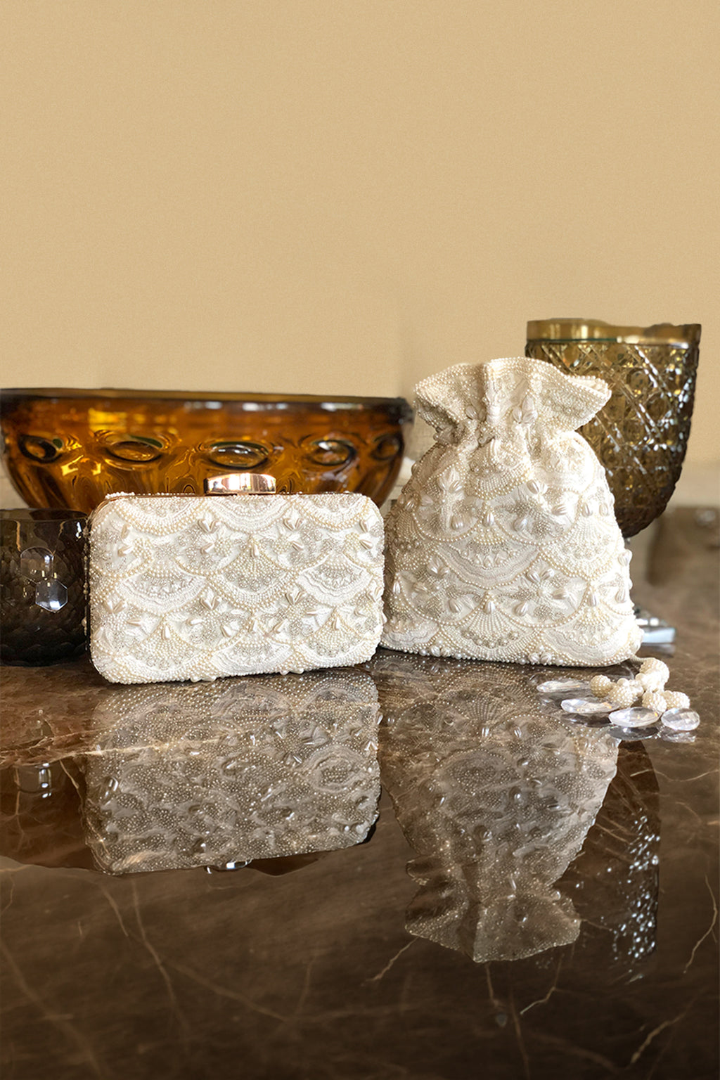 ADORA BY ANKITA BAG WHITE