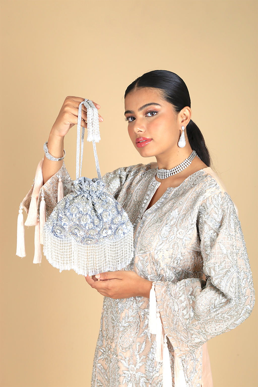 ADORA BY ANKITA BAG SILVER