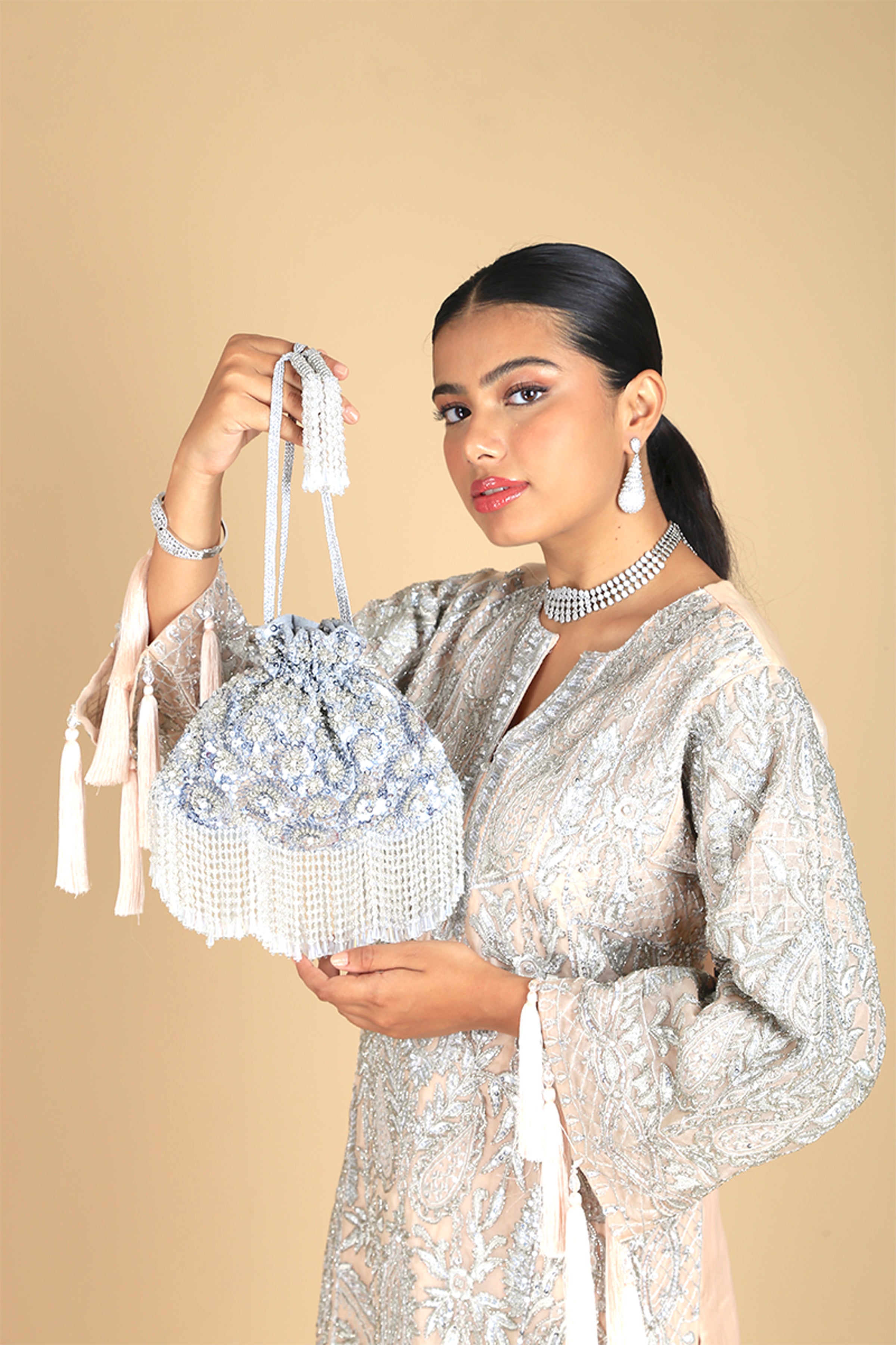 ADORA BY ANKITA BAG SILVER