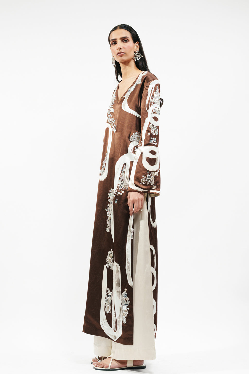 Kurta Pant Brown