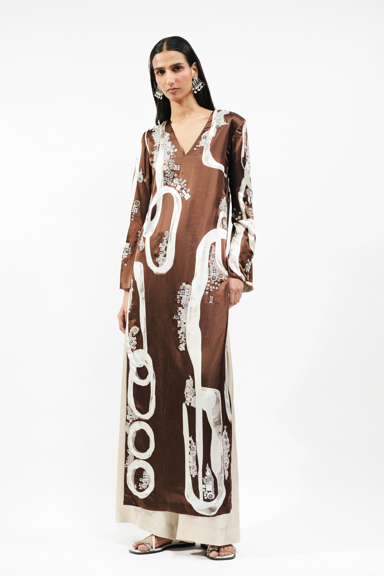 Kurta Pant Brown