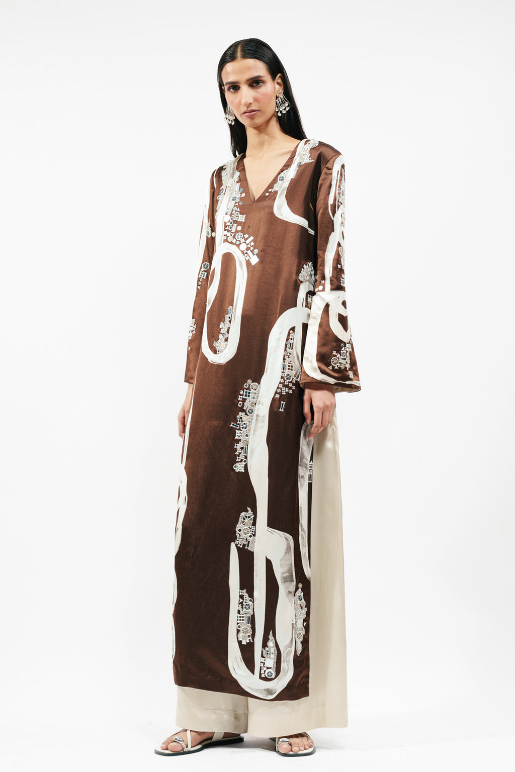 Kurta Pant Brown