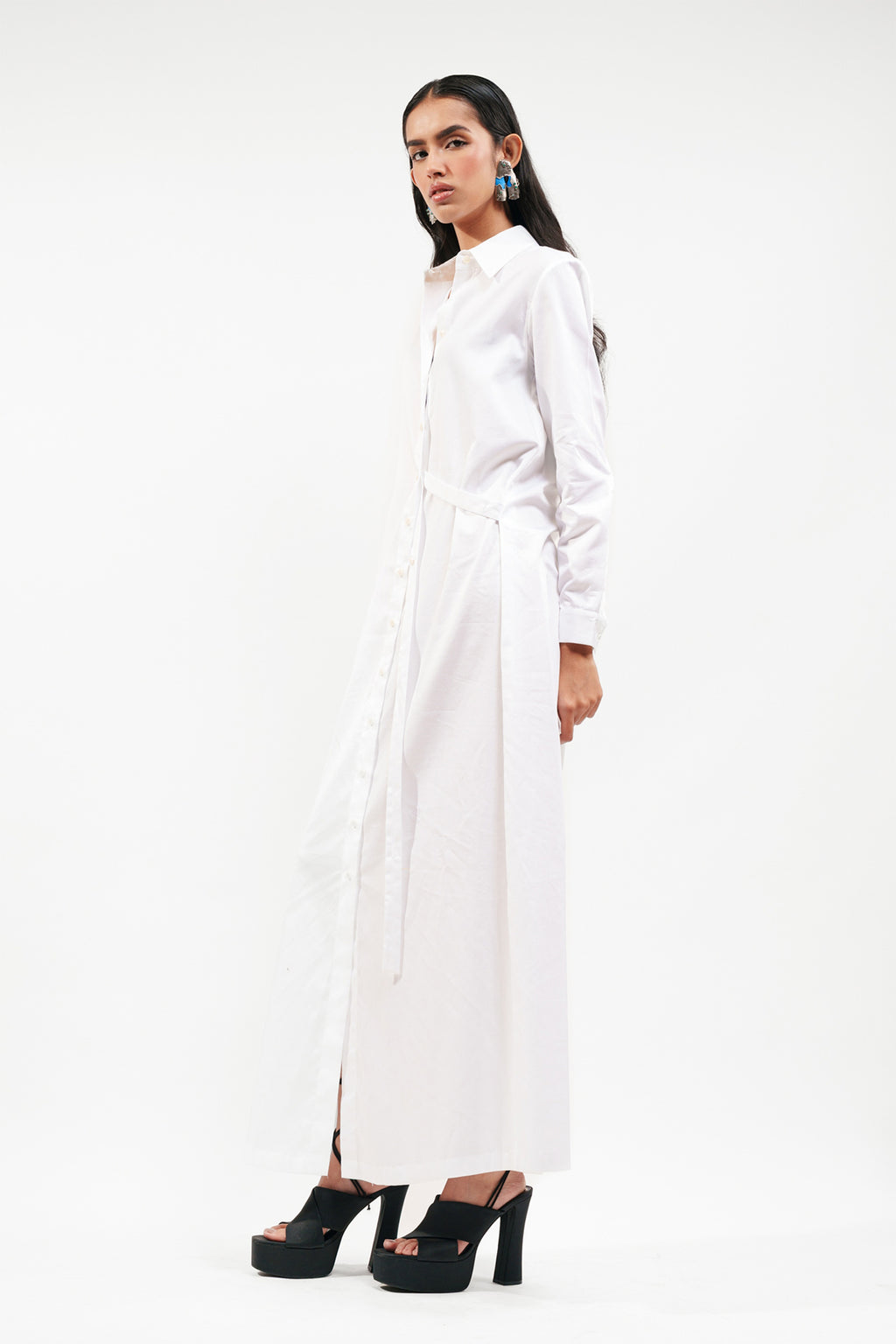 Shirt Dress White