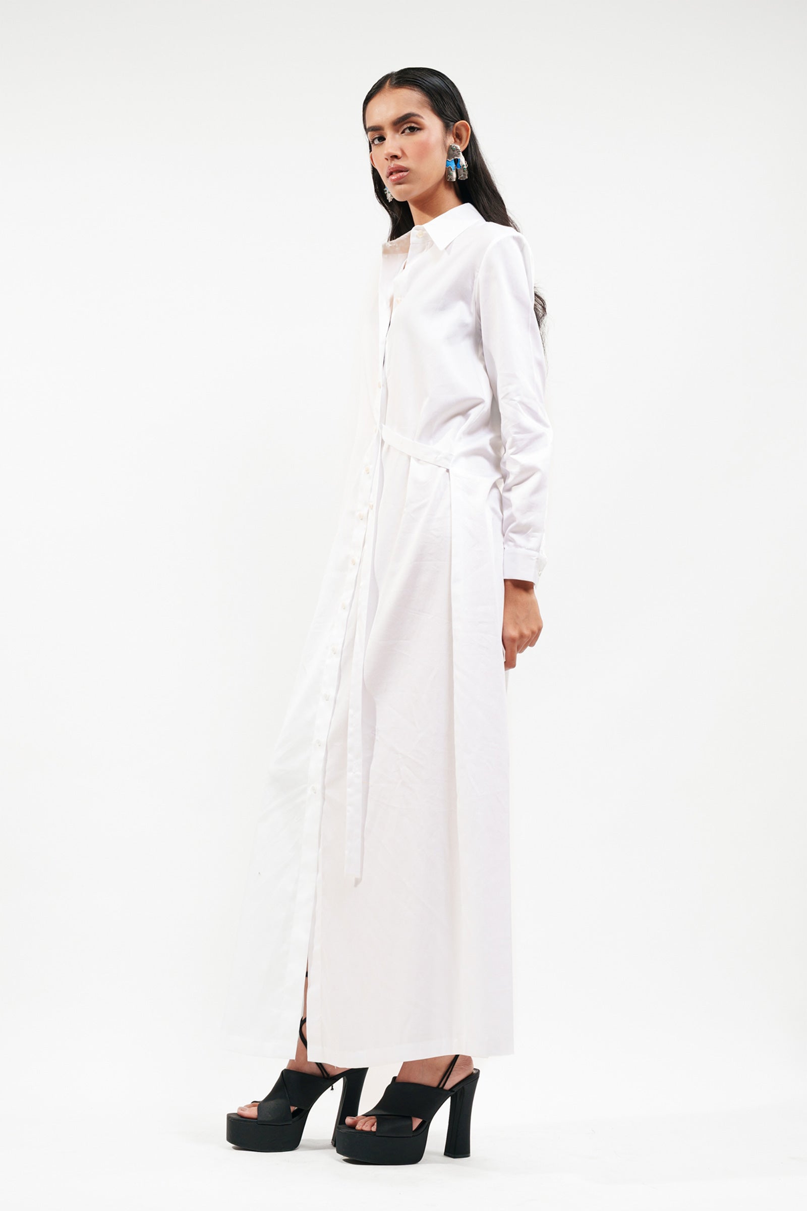 Shirt Dress White