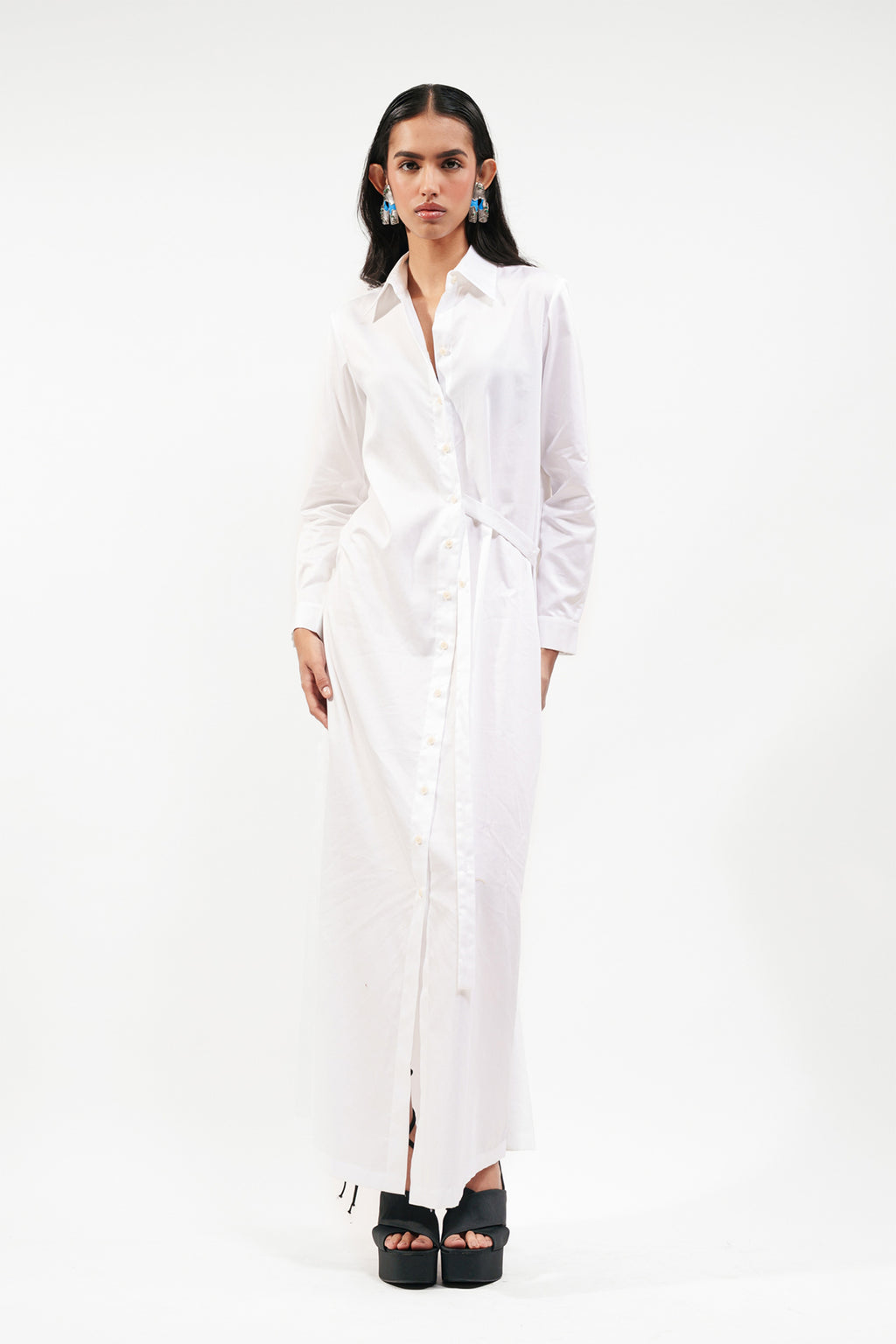 Shirt Dress White