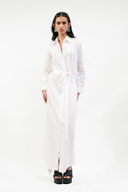 Shirt Dress White