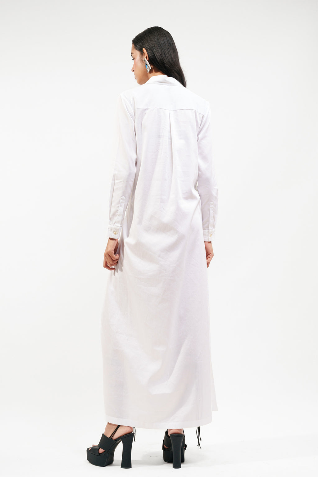 Shirt Dress White