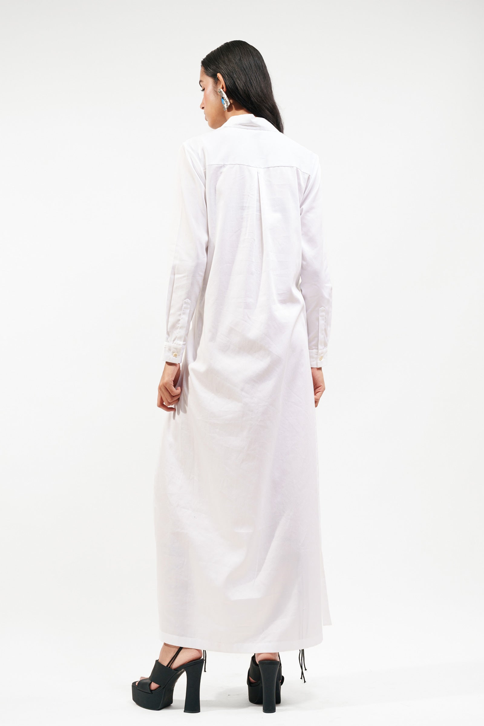 Shirt Dress White