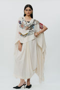 Cape Croptop Skirt Off White
