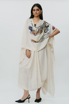 Cape Croptop Skirt Off White