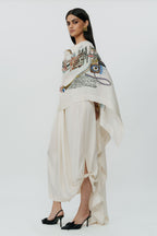 Cape Croptop Skirt Off White