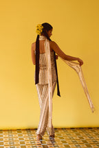 KURTA PANT STOLE OFF WHITE