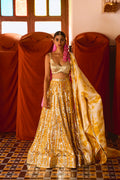 ANUSHKA KHANNA LEHENGA BLOUSE DUPATTA YELLOW