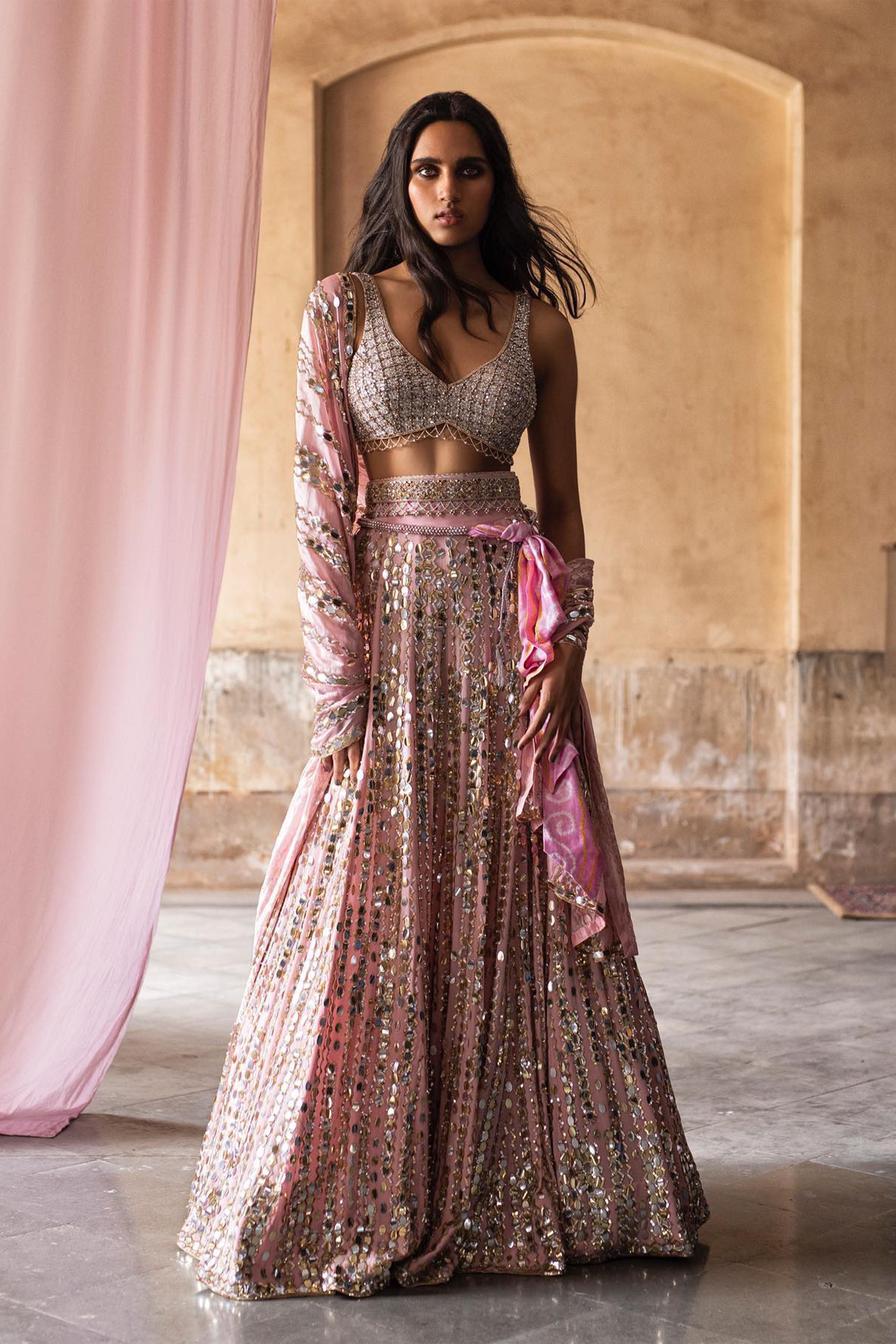 Blush Lehenga