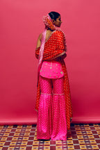 ANUSHKA KHANNA KURTA GHARARA DUPATTA NEON PINK