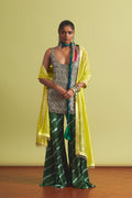 ANUSHKA KHANNA SHARARA KURTA DUPATTA MINT EMERALD