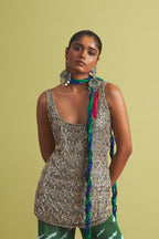 ANUSHKA KHANNA SHARARA KURTA DUPATTA MINT EMERALD