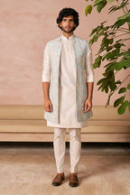 Bundi Kurta Trouser Blue