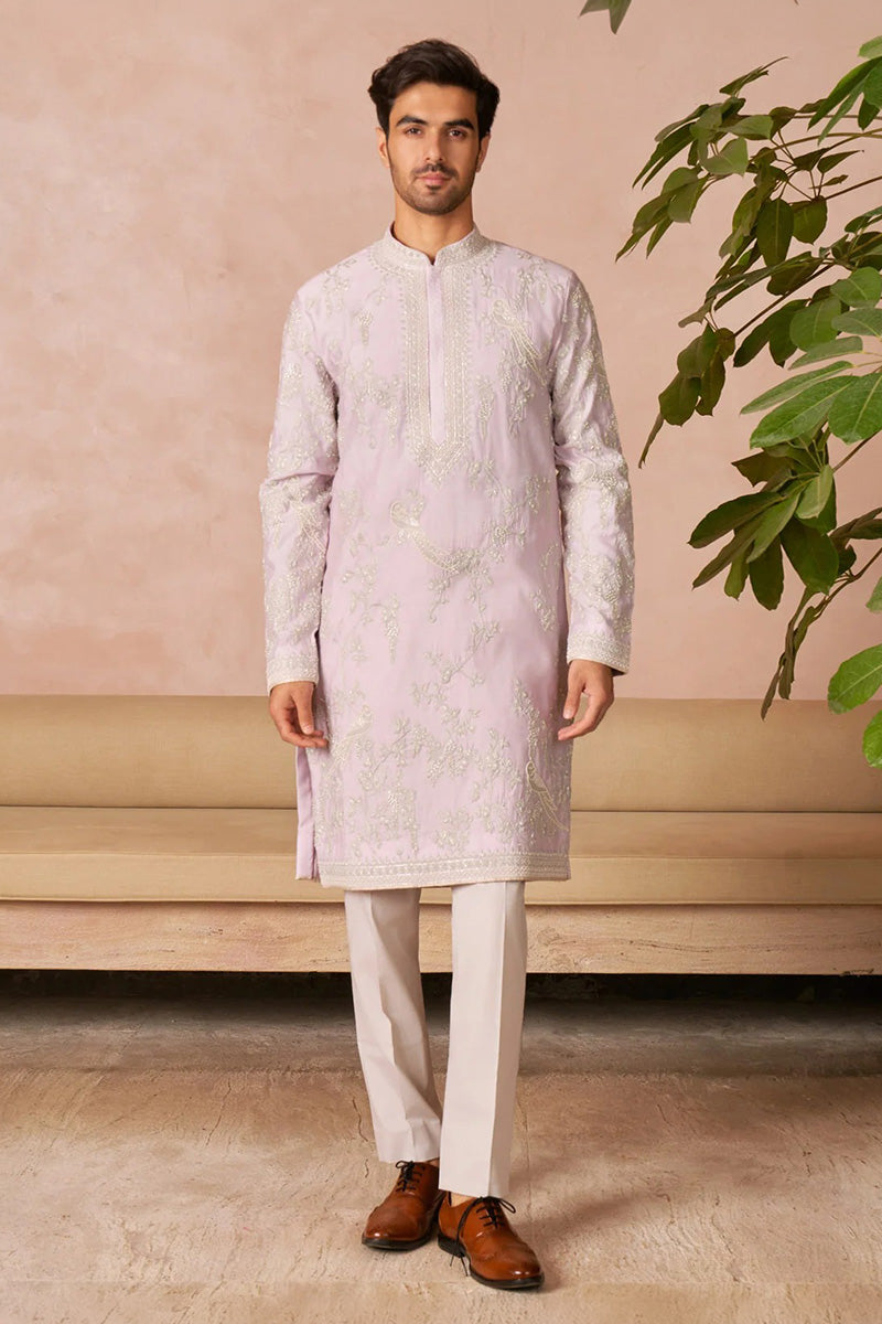 Kurta Trouser Powder Blue Lilac