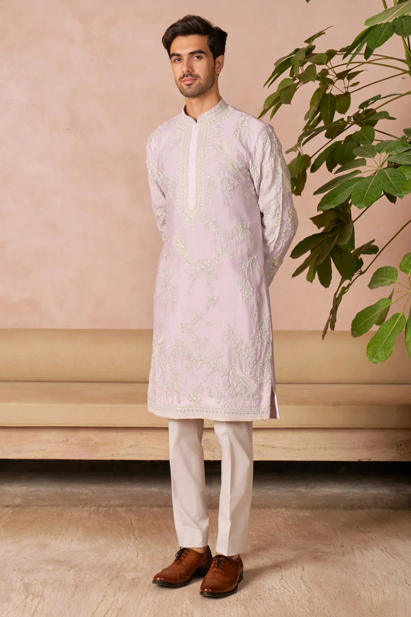 Kurta Trouser Powder Blue Lilac