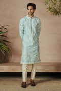 Kurta Trouser Powder Blue Lilac