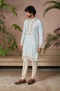 ANUSHREE REDDY KURTA TROUSER SKY BLUE