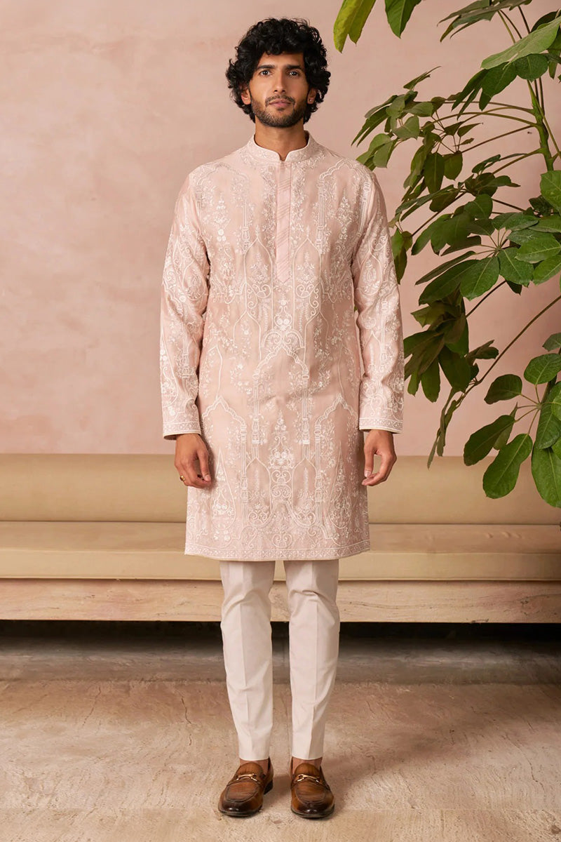 Kurta Trouser  Dusty Rose Beige
