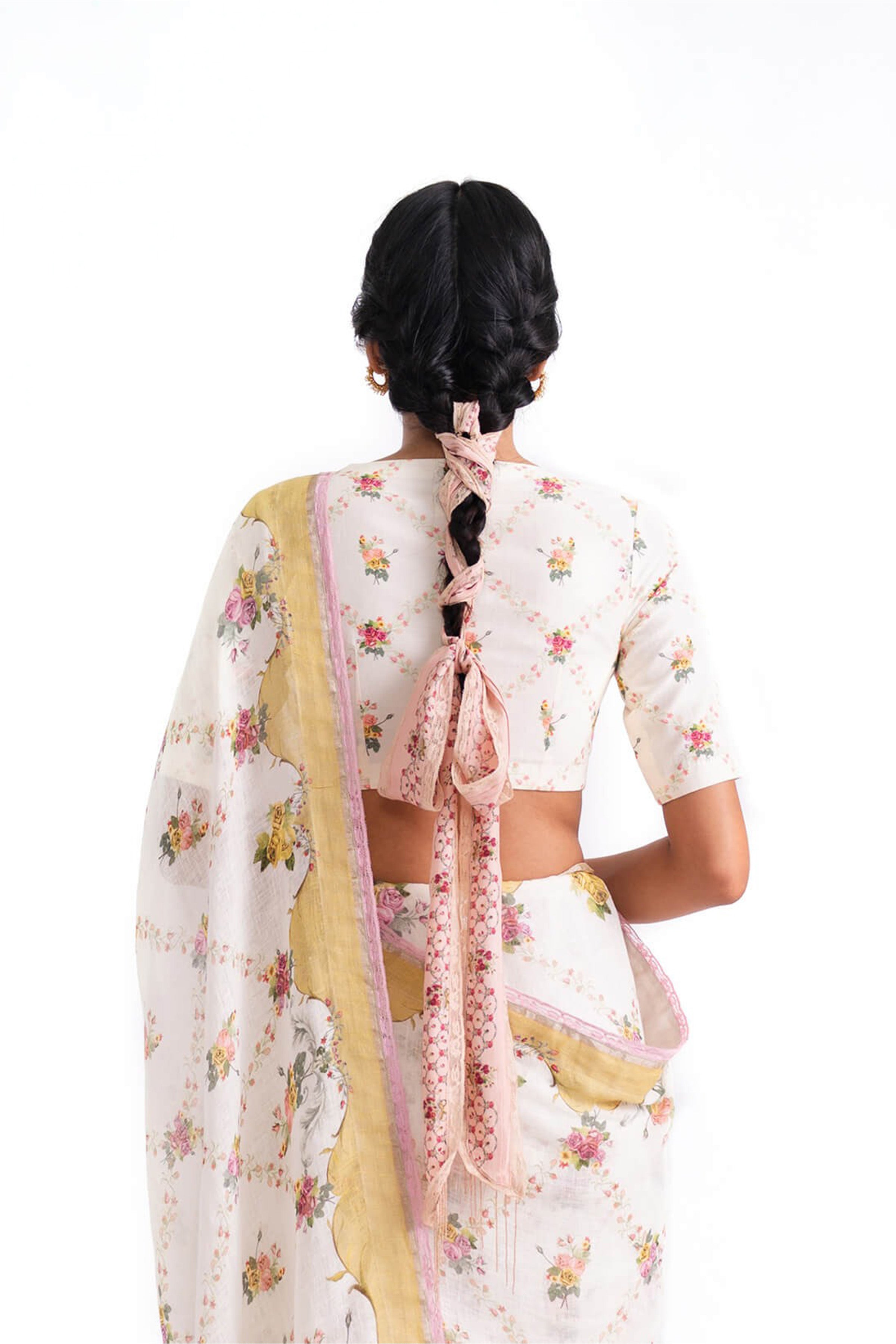 Blouse Ivory-Yellow