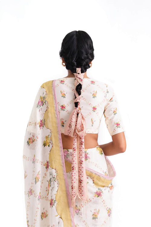 Blouse Ivory-Yellow