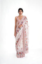 Saree Ivory Peach