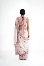 Saree Ivory Peach
