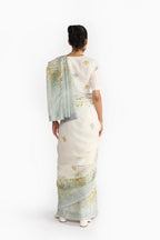 Saree Blouse Fabric Ivory
