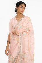 Saree Blouse Fabric Pink