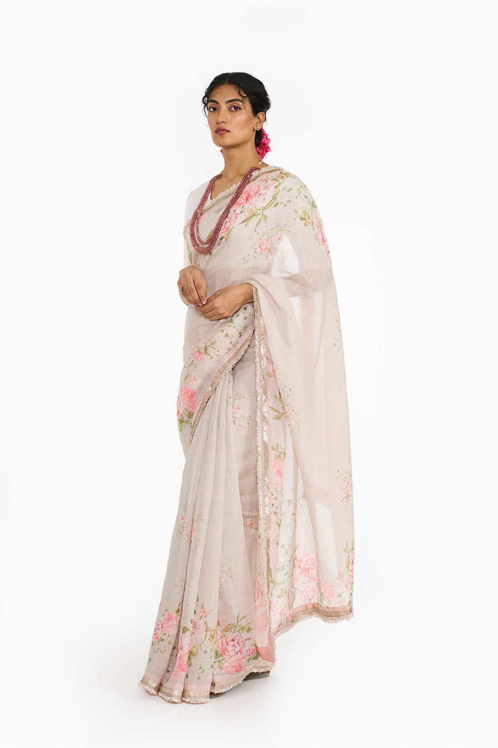 Saree Blouse Fabric Beige