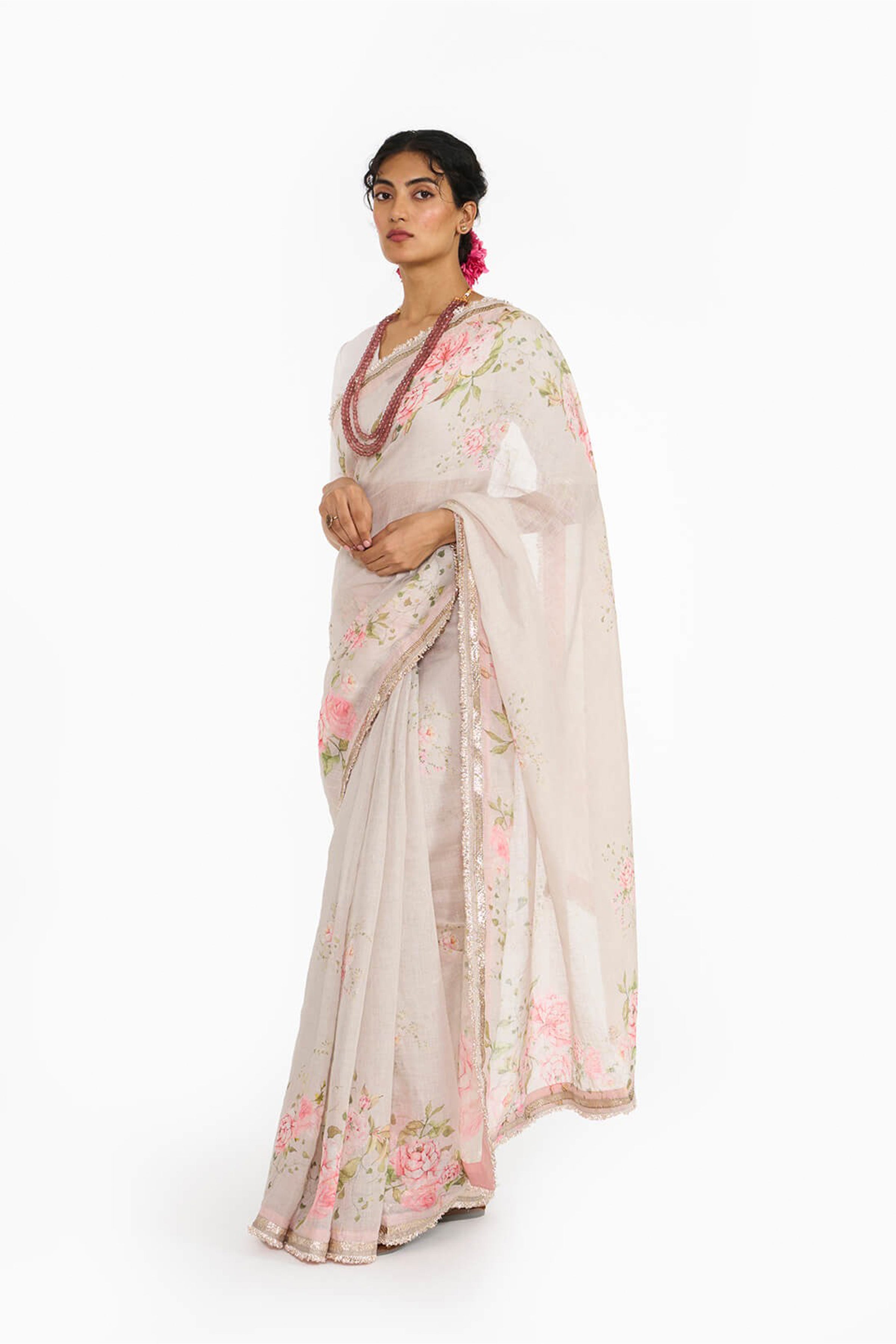 Saree Blouse Fabric Beige
