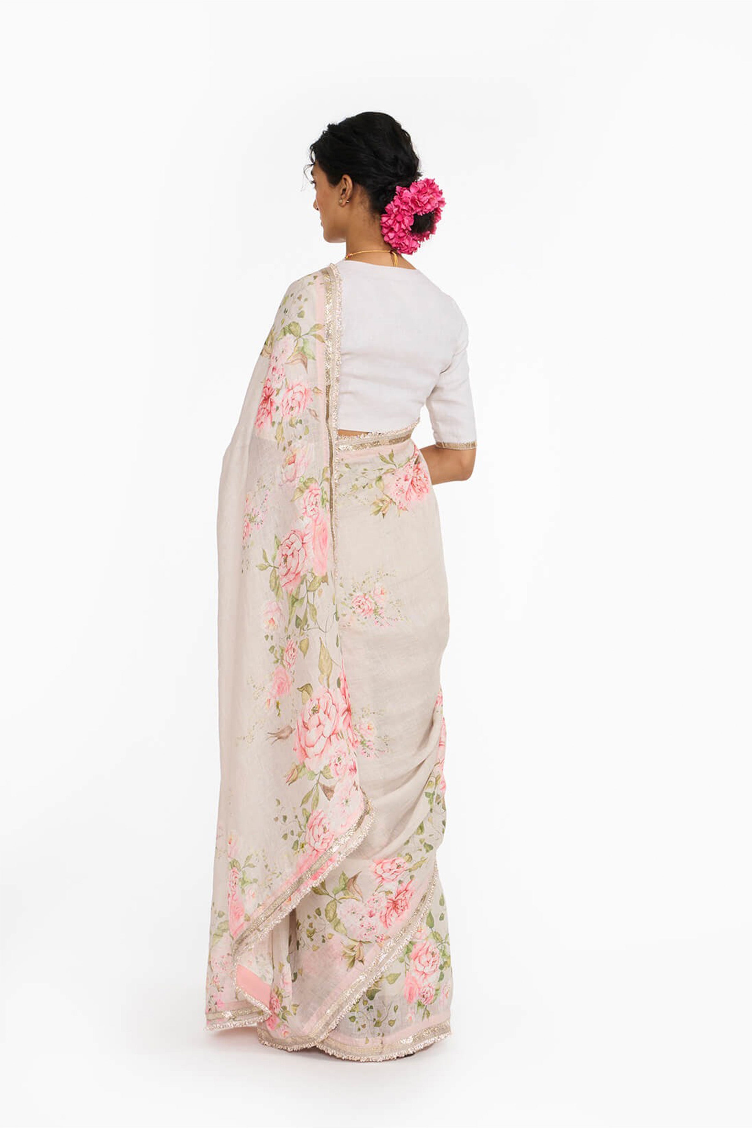 Saree Blouse Fabric Beige