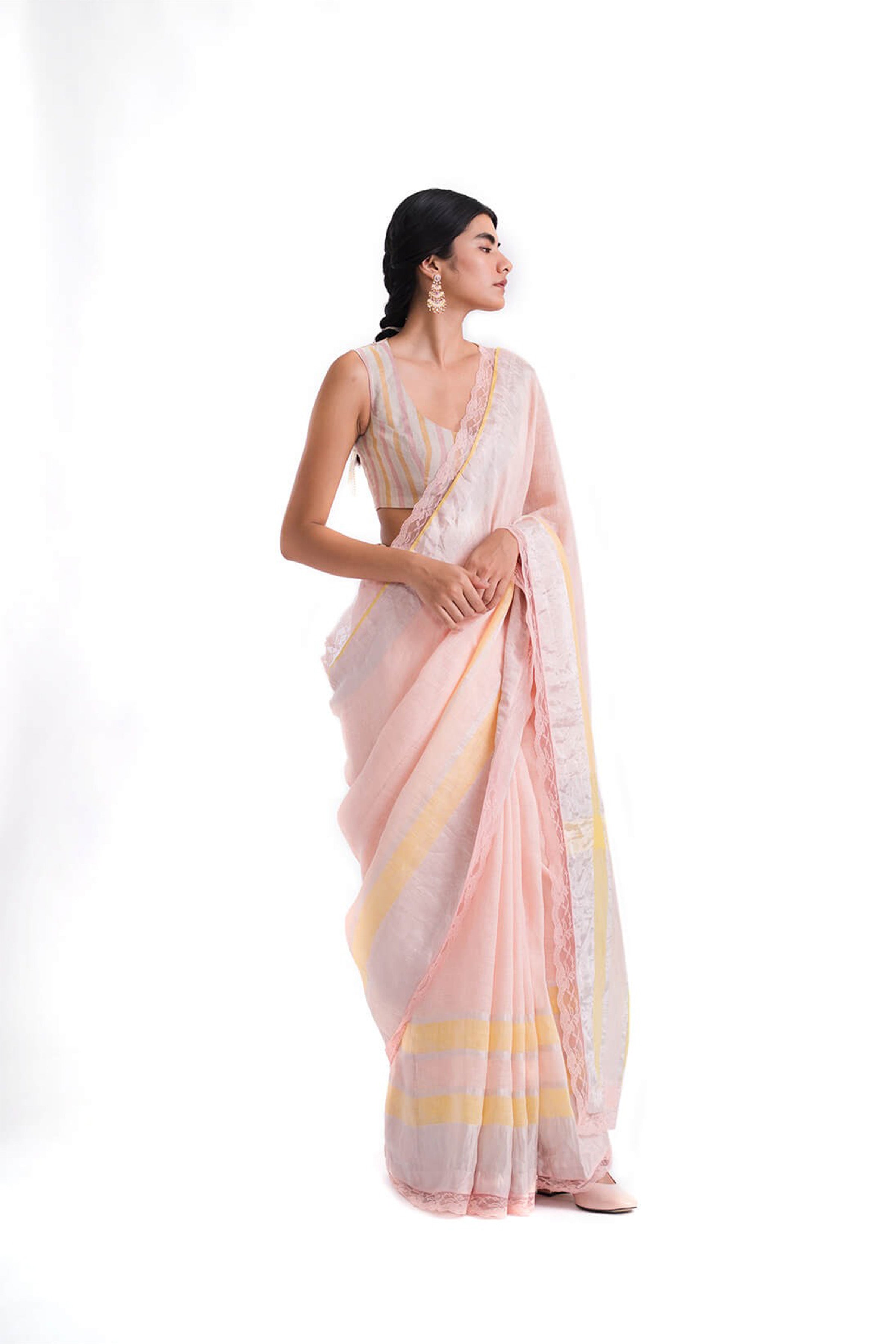 Saree Peach