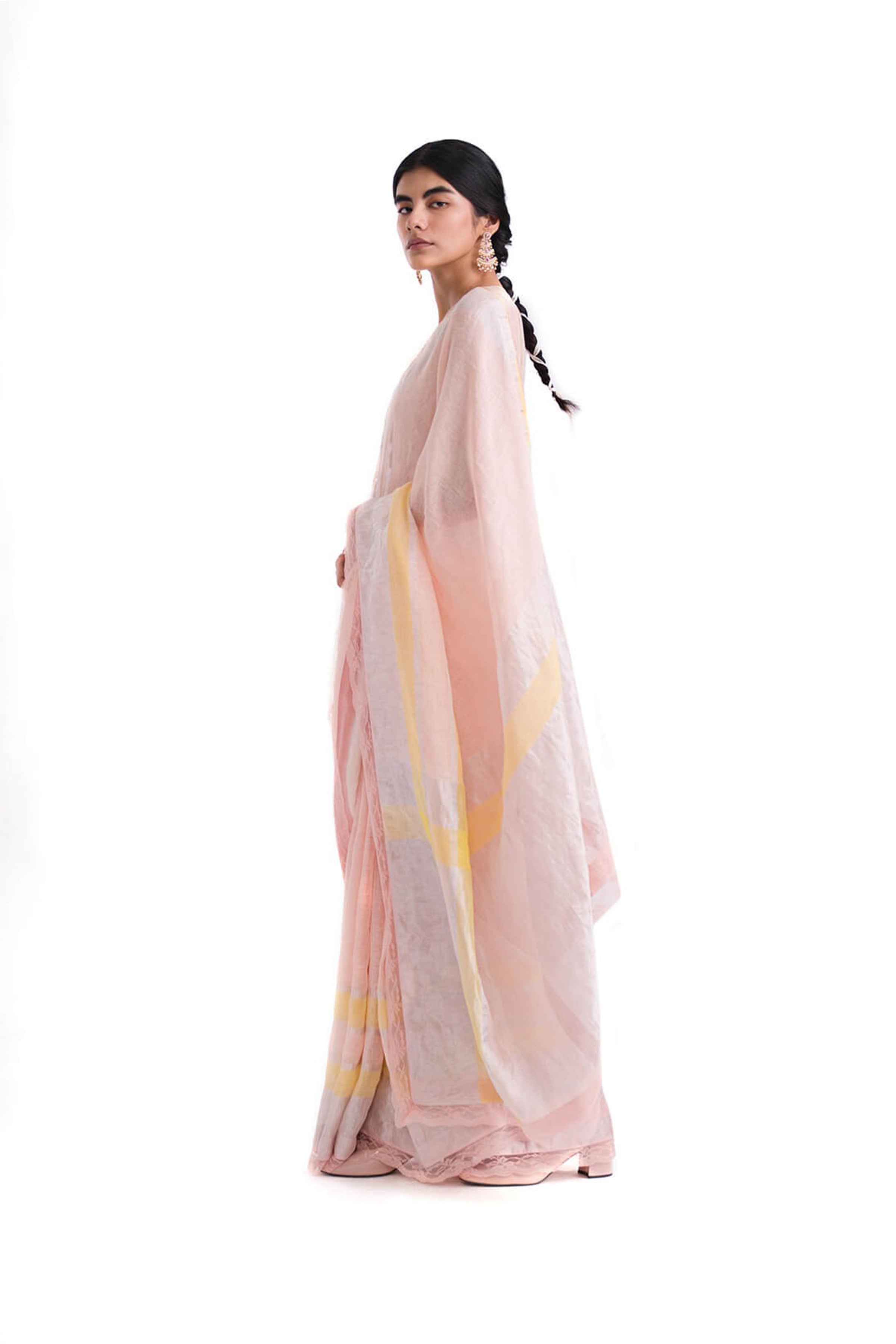Saree Peach