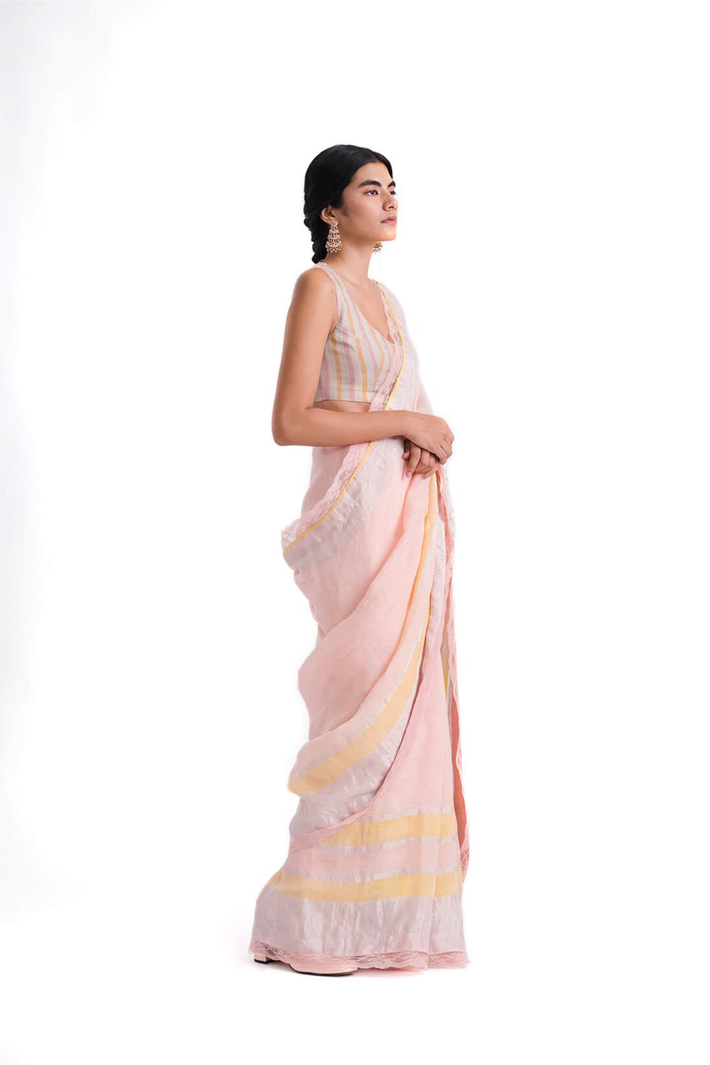 Saree Peach